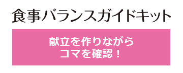 栄養マイスターのオプション 食事バランスガイドキット